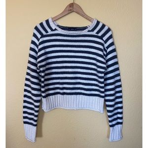 Zara Knit Long Sleeve Striped Pullover Sweater | Women's Size S